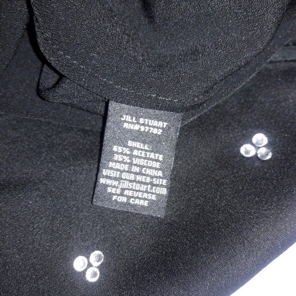 NWT Jill Stuart Black Embellished Camisole size 2 - Picture 7 of 8
